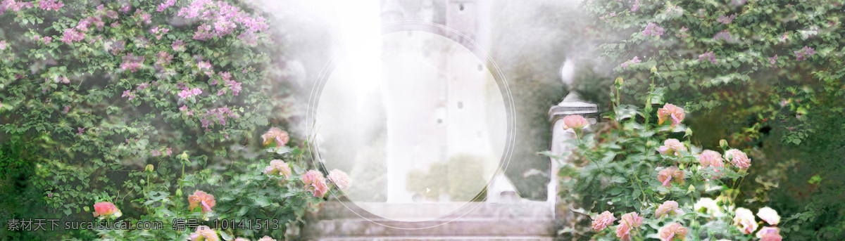 春天 浪漫 花朵 淘宝 全 屏 banner 背景 浪漫花朵 全屏 光线 商务背景 海报