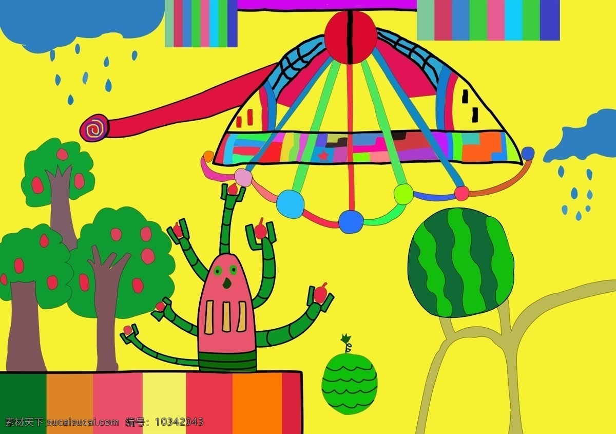 鼠 绘 儿童画 科技 未来 原创设计 原创视频