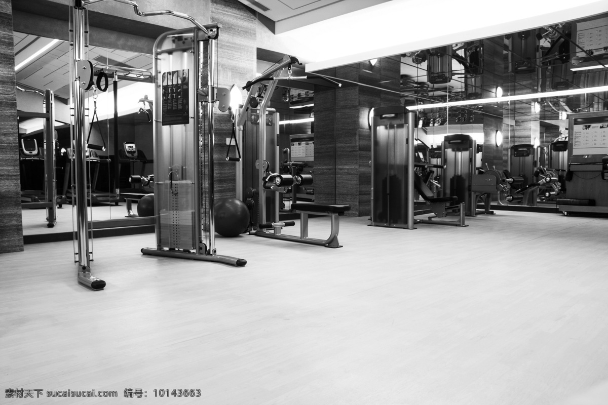 健身房 gym 健身馆 健身器材 健身设备 运动器材 运动设备 室内摄影 建筑园林