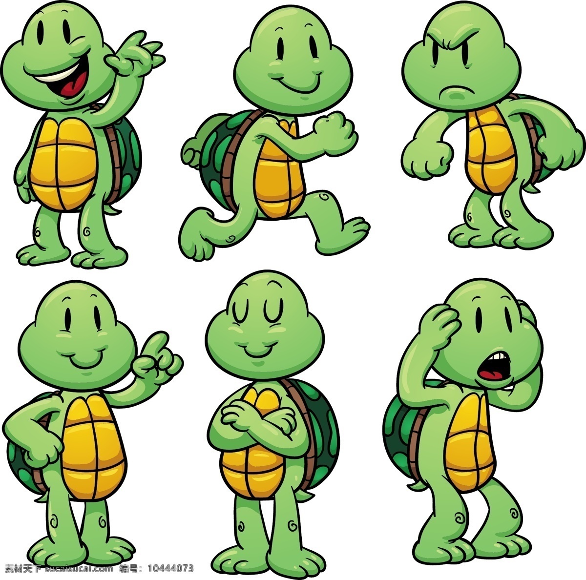 卡通乌龟 卡通 可爱小乌龟 卡通小乌龟 乌龟 动漫动画 动漫人物