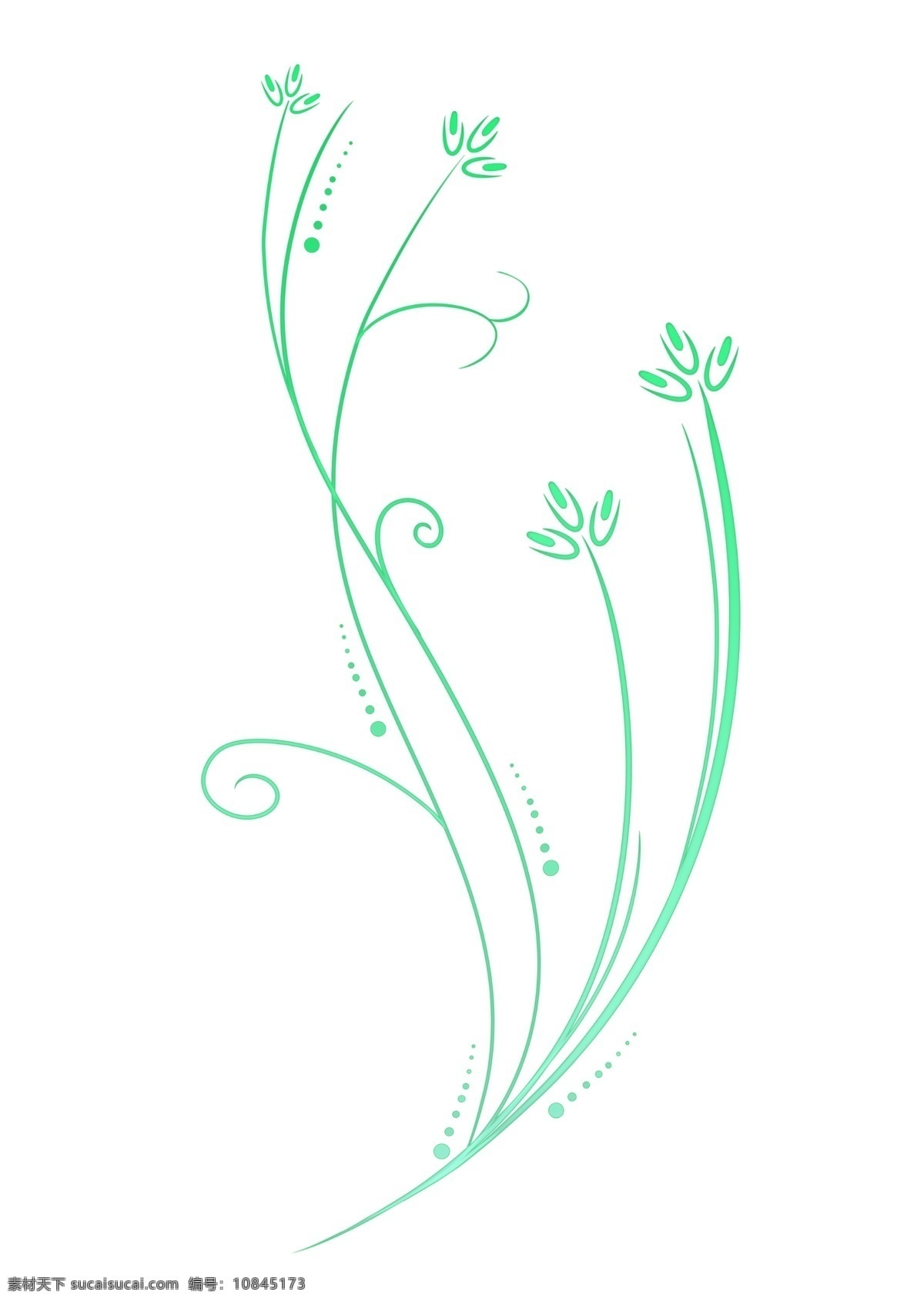 小 清新 绿色 花纹 插画 绿色的花纹 植物花纹 欧式花纹插画 植物枝条 传统花纹 古典花纹 小清新花纹