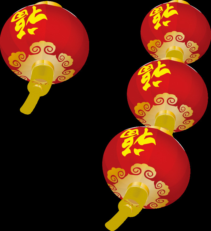 大红 福字 灯笼 元素 大红灯笼 灯笼设计图 灯笼素材 福字灯 花纹灯笼 节日灯笼 中国风 中式灯笼 祝福 装饰素材