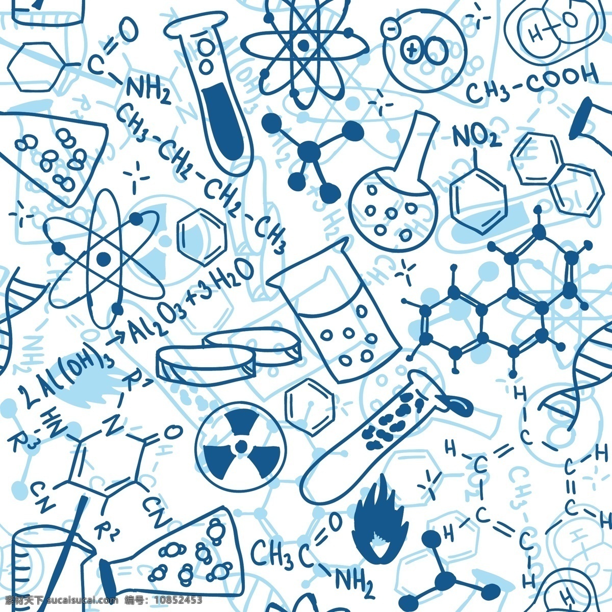 手绘 化学式 背景 线描 线条 算术 方程式 计算 符号 数字 化学符号 手绘图案符号 数学题 分子结构图 微积分 底纹背景 矢量素材 古典花纹背景 底纹边框 矢量 底纹