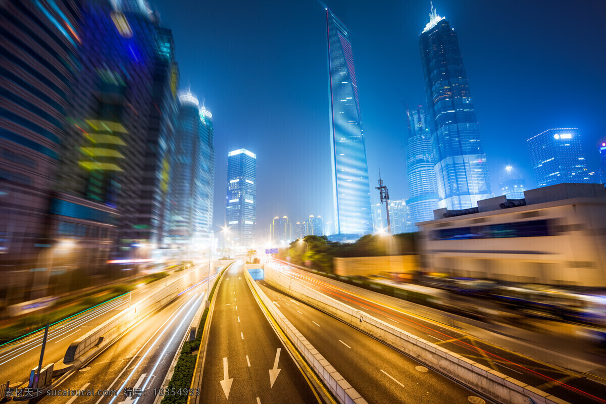 上海 公路 夜景 上海公路风景 上海夜景 城市夜景 美丽城市风光 繁华都市 高楼大厦 摩天大楼 美丽风景 城市景色 城市美景 城市风光 环境家居