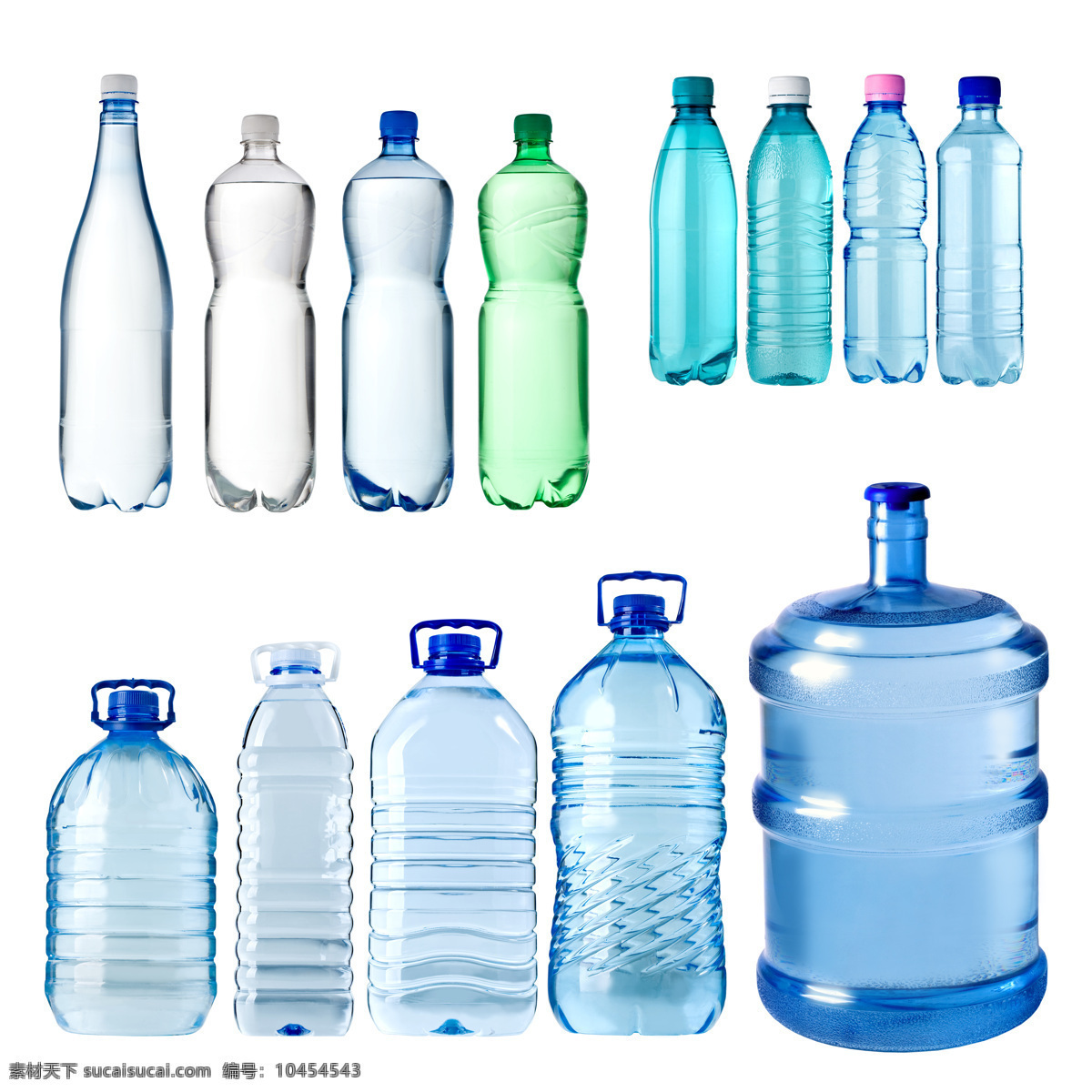 瓶装 桶装 矿泉水 蓝色 塑料瓶 冰水烈火 生活百科 白色