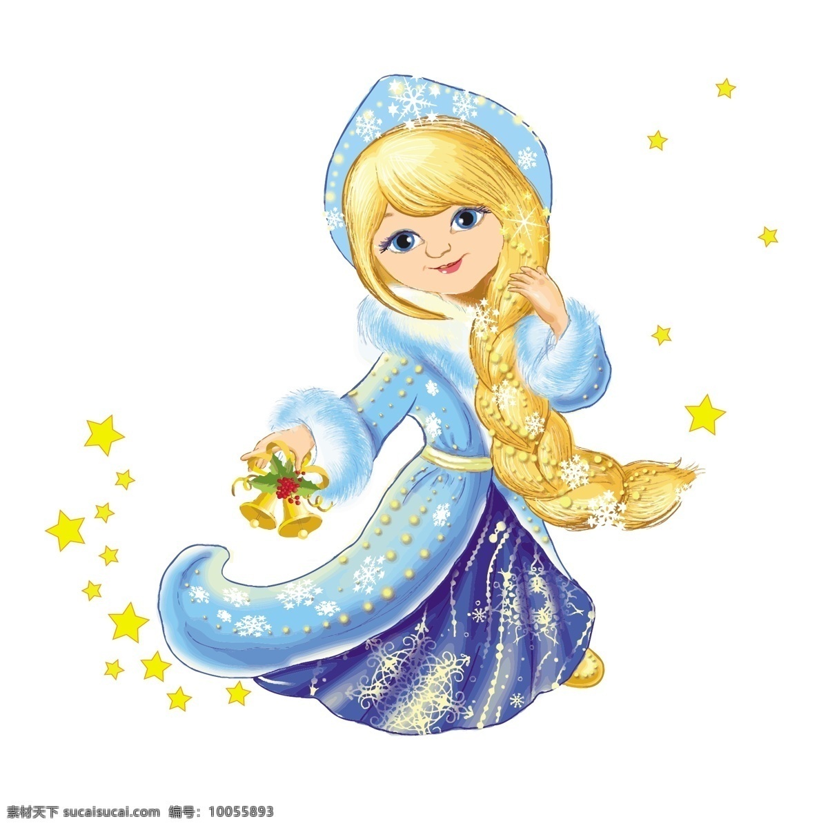 手绘女孩 少女 女人 时尚小美女 儿童 圣诞节 新年 卡通女生 简笔画插图 矢量人物 人物图库 女性妇女