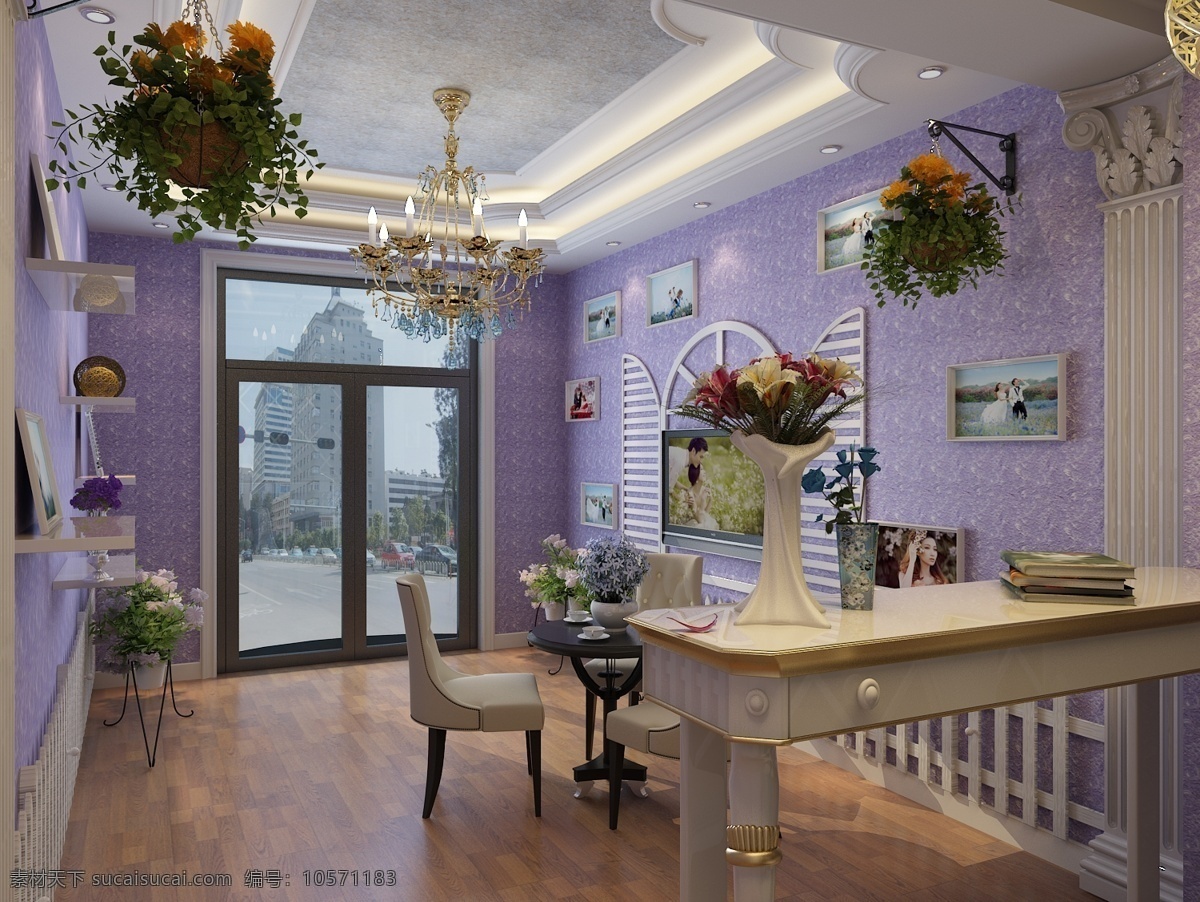 普罗旺斯 婚庆 店面 简约 唯美 现代 家居装饰素材 室内设计