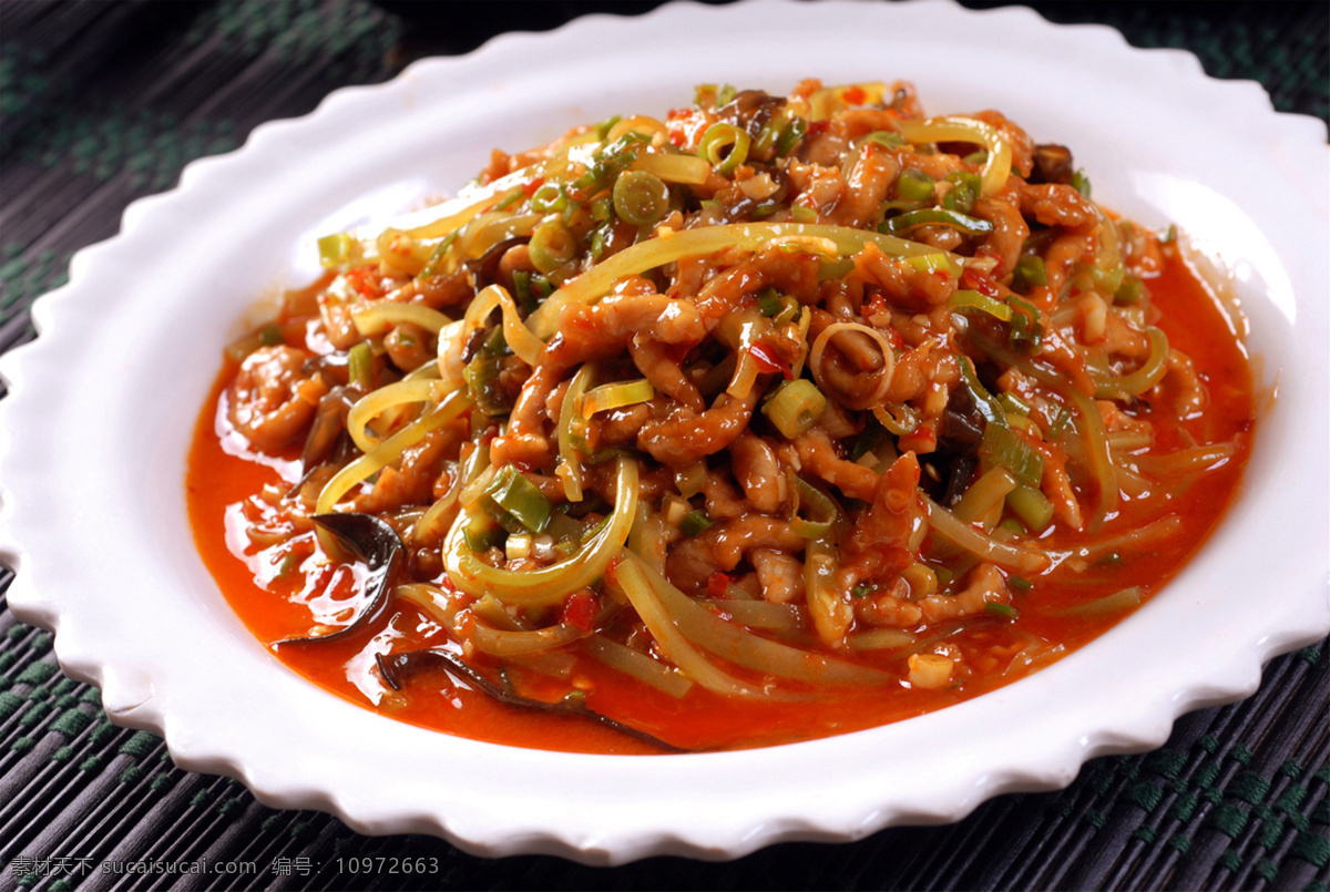 鱼香肉丝图片 鱼香肉丝 美食 传统美食 餐饮美食 高清菜谱用图