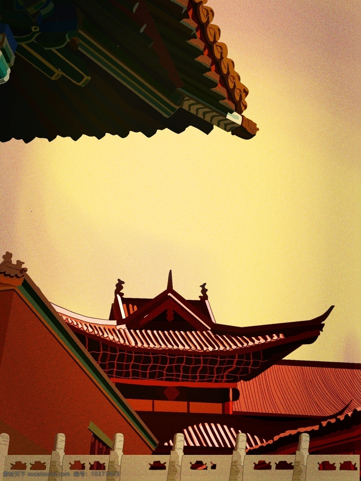 复古 写实 插画 北京故宫 天安门 黄昏 美景 建筑 秋天 剪影 小清新 旅游 古风 古建筑 古风建筑 屋檐 屋角 墙角 北京 故宫 首都 古都 日落 傍晚 黄 围墙 扶手 瓦 瓦房 秋 秋季 景 场景 壁纸 景点 户外 手绘