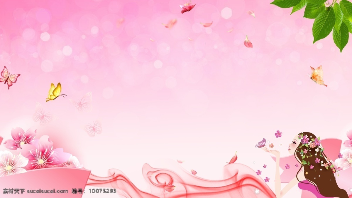 美丽 清新 桃花 广告 背景 梦幻 花瓣 花朵 小清新 粉色桃花 桃花园 粉色系