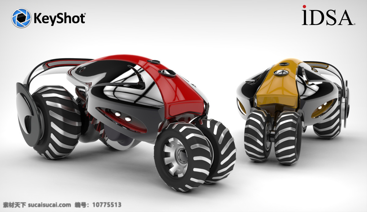 无人 驾驶 车辆 idsa 渲染 挑战 3d模型素材 其他3d模型