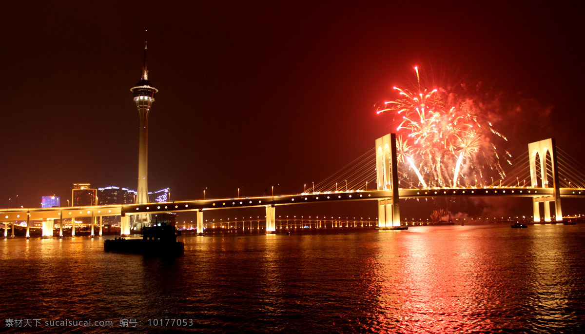 澳门烟花 烟花 澳门印象 澳门夜景 夜景 国内旅游 旅游摄影