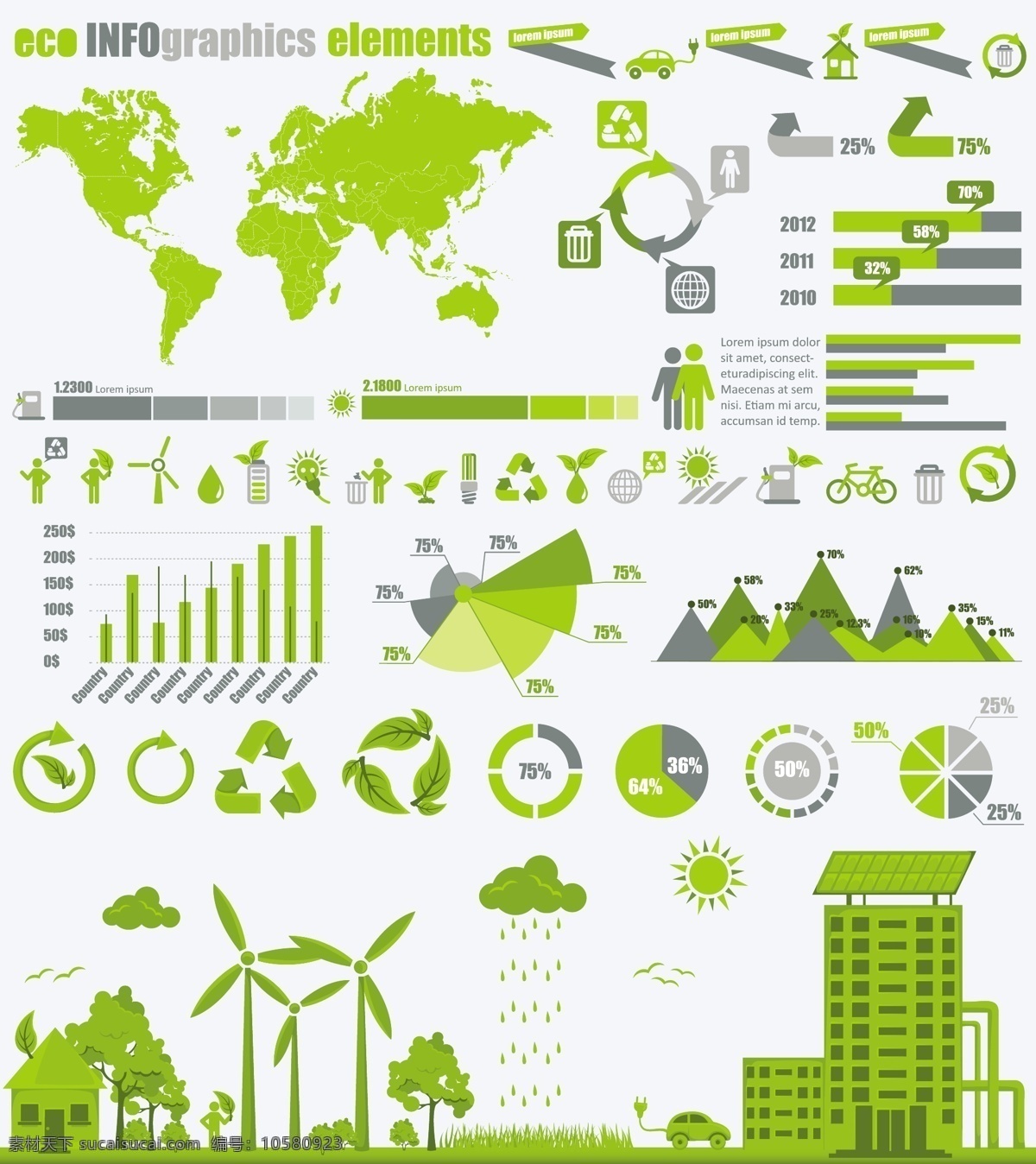 城市 绿色环保 数据统计 风车 绿树 自行车 建筑 绿色 环保 生态 节能 低碳 数据 分析 统计 分布 概率 手绘 时尚 梦幻 矢量 背景 底纹背景 底纹边框