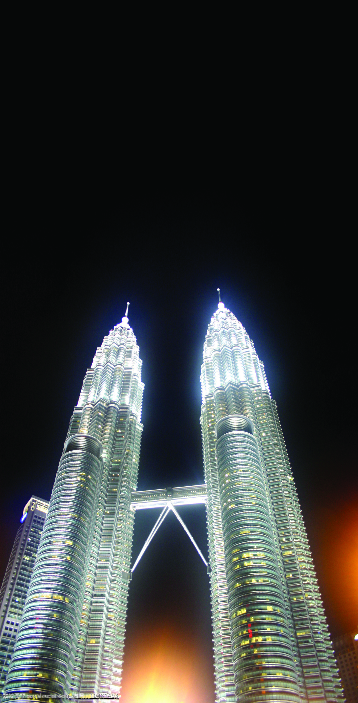 旅游摄影 马来西亚 夜景 双子 星 大厦 双子星大厦 psd源文件