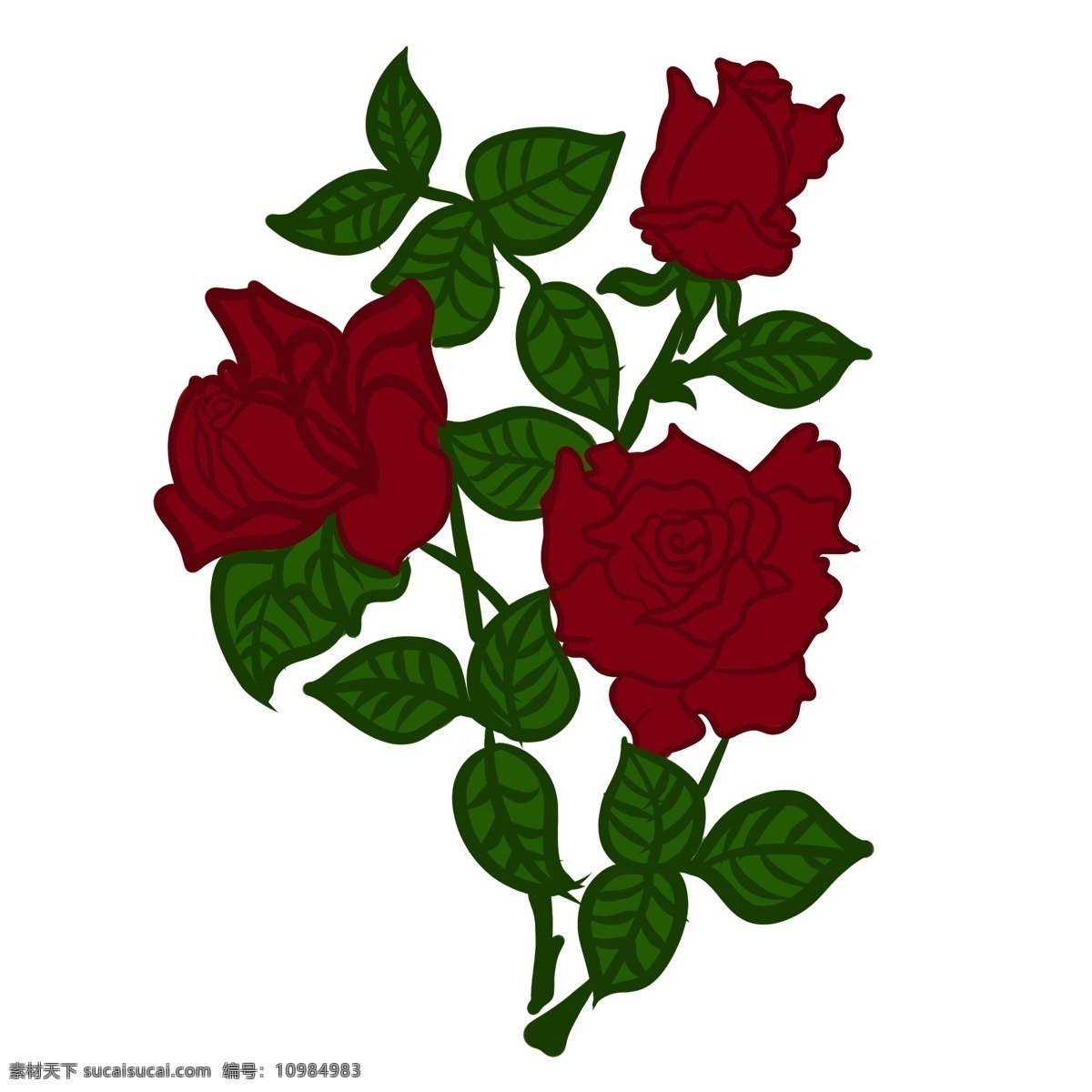 红色玫瑰花朵 玫瑰 花朵 花瓣