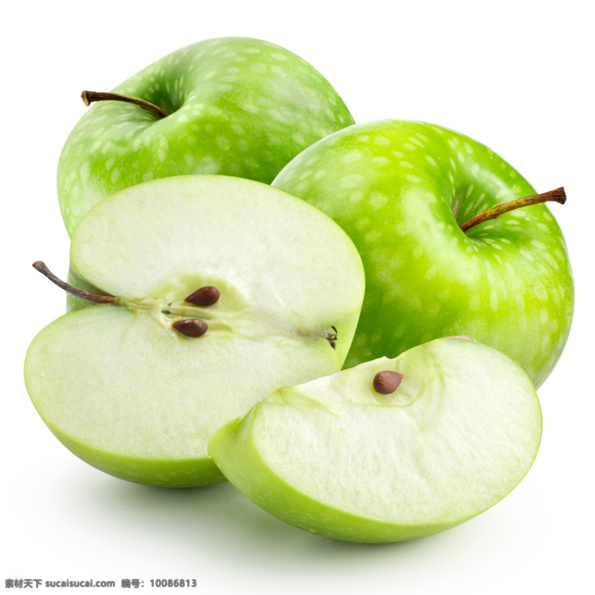 苹果 青苹果 苹果园 新疆苹果 阿克苏苹果 冰糖心 水果 生物世界 白色