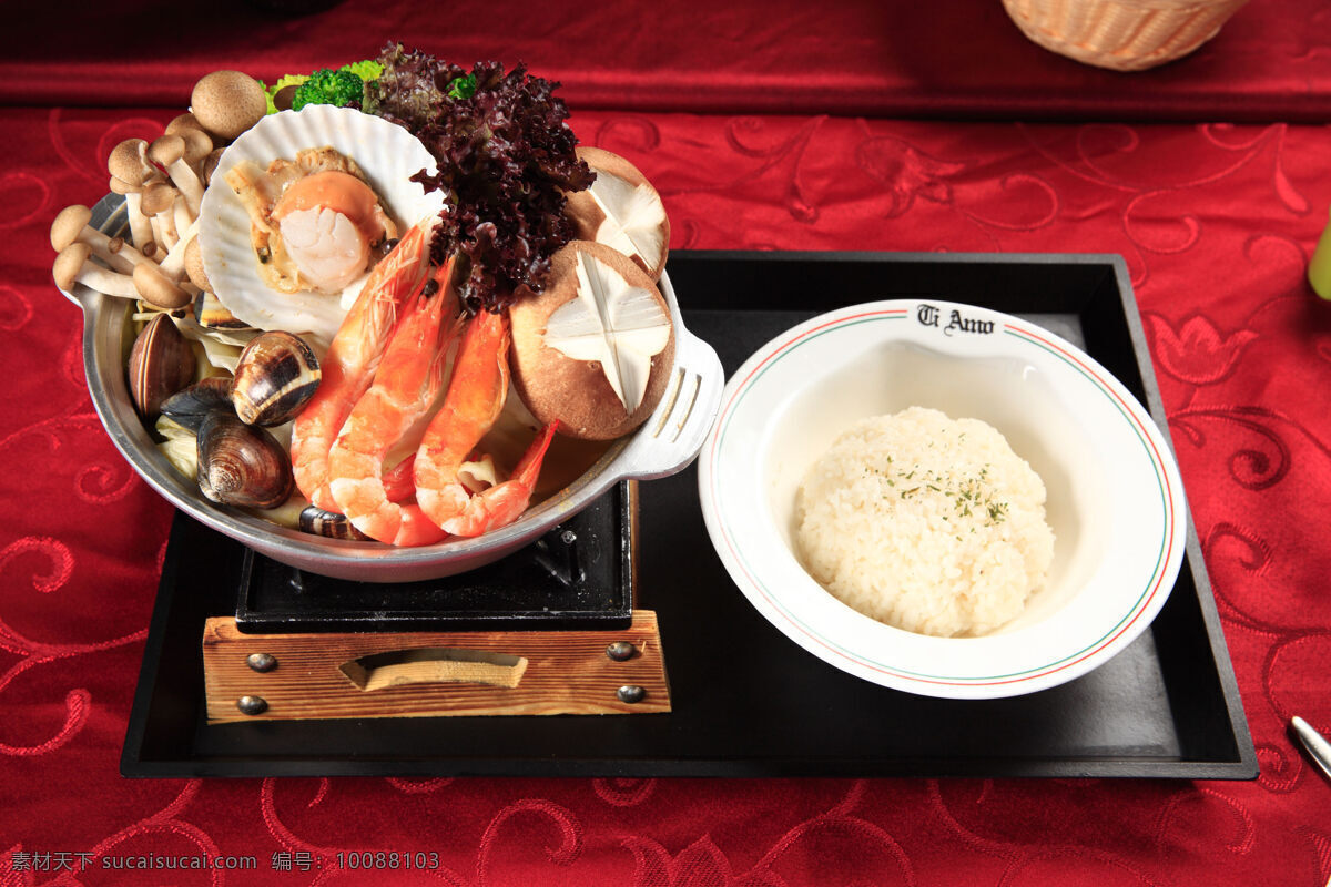 咖喱海鲜锅 咖喱 海鲜锅 泰式 泰国美食 传统美食 餐饮美食 高清菜谱用图