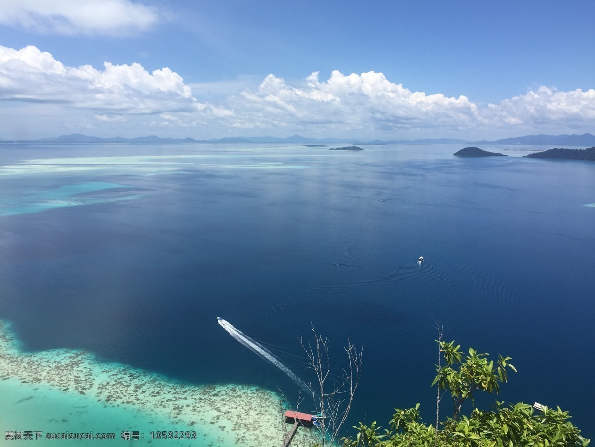 马来西亚 仙本那 珍珠岛 山顶 自然风景 旅游摄影