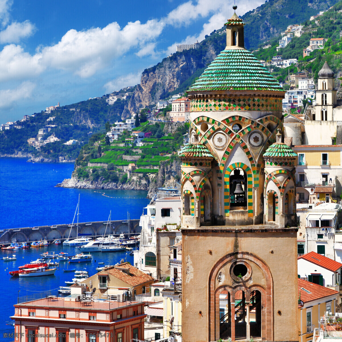 美丽 希腊 风景图片 圣托里尼风景 爱琴海风景 海岸城市风光 希腊旅游景点 国外建筑 旅游景区 国外旅游 自然风景 自然景观 蓝色