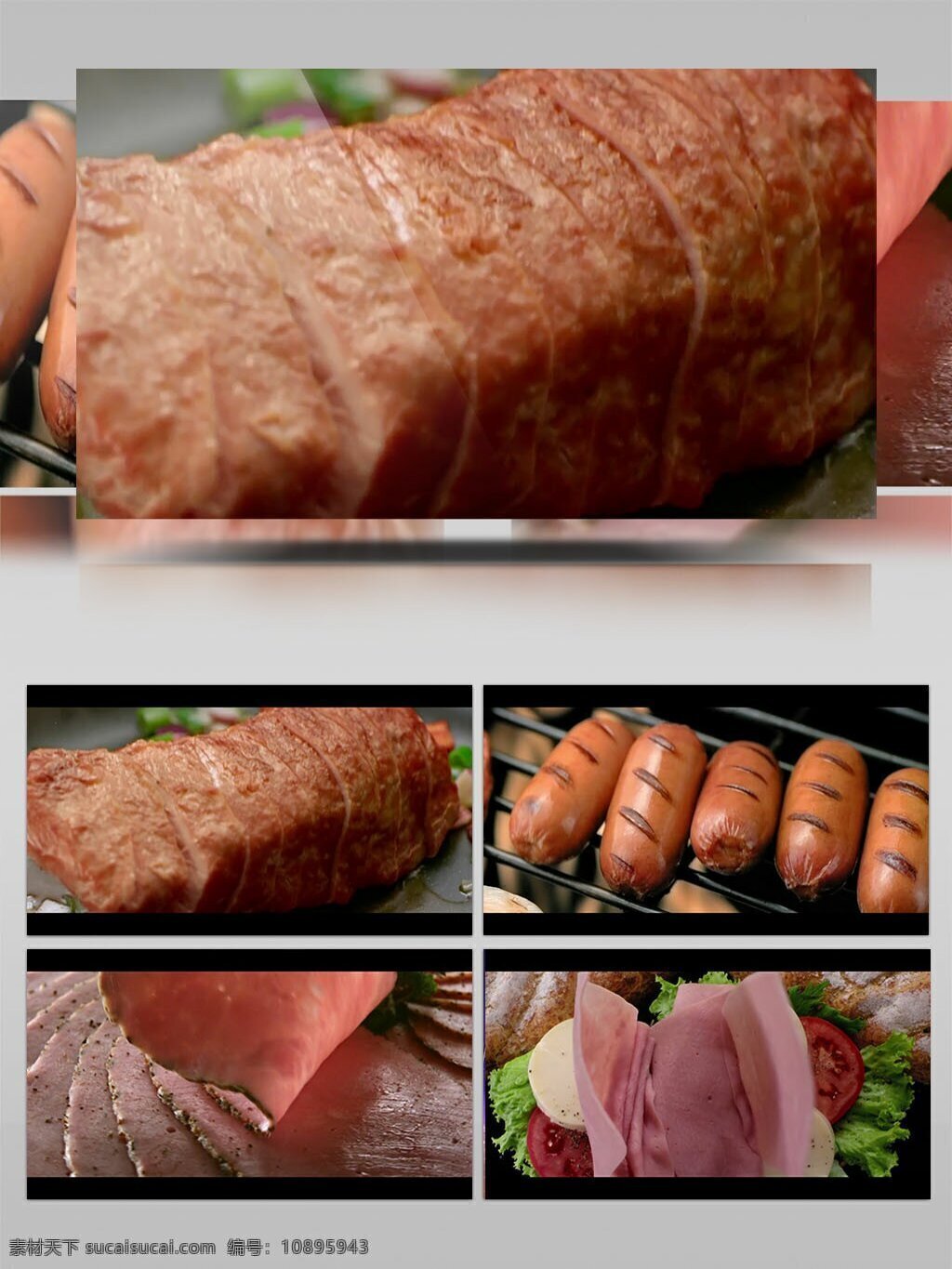 美食 牛肉 火腿 烧烤 制作 烧烤制作 青菜 食物制作 肉类食品