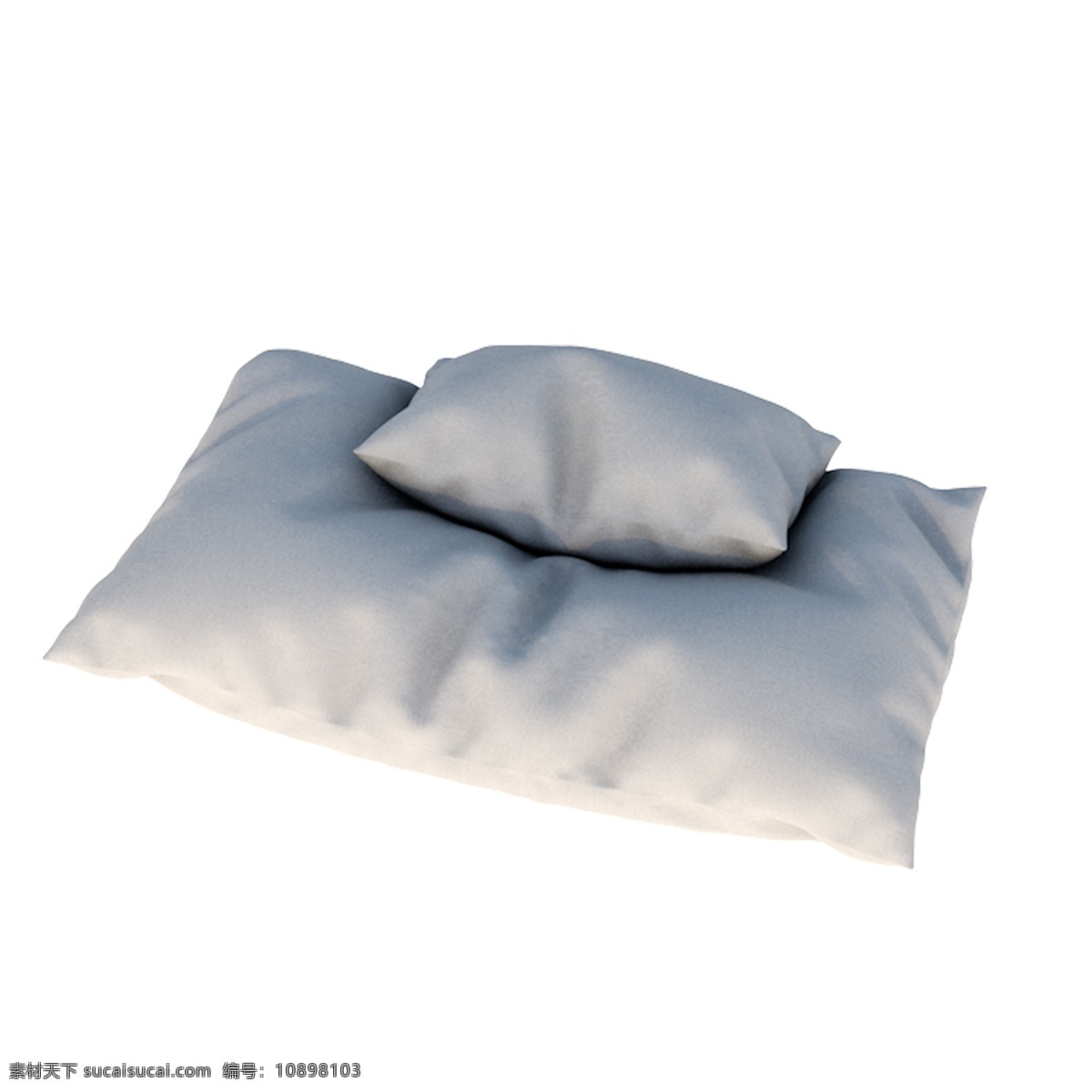 c4d 立体 白色 枕头 商用 白色枕头 枕头实物 立体枕头