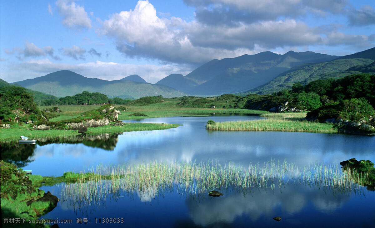 湖泊 高山 蓝天 山水 山水背景 山水风光 山水风景 山水风景图片 山水图 湖泊高山 装饰素材 山水风景画