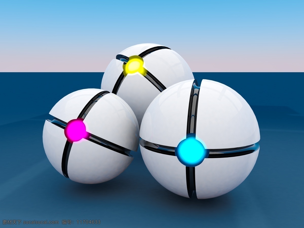 精灵球不分层 球 精灵 精灵球 彩色球 3d c4d 不分层素材 3d设计