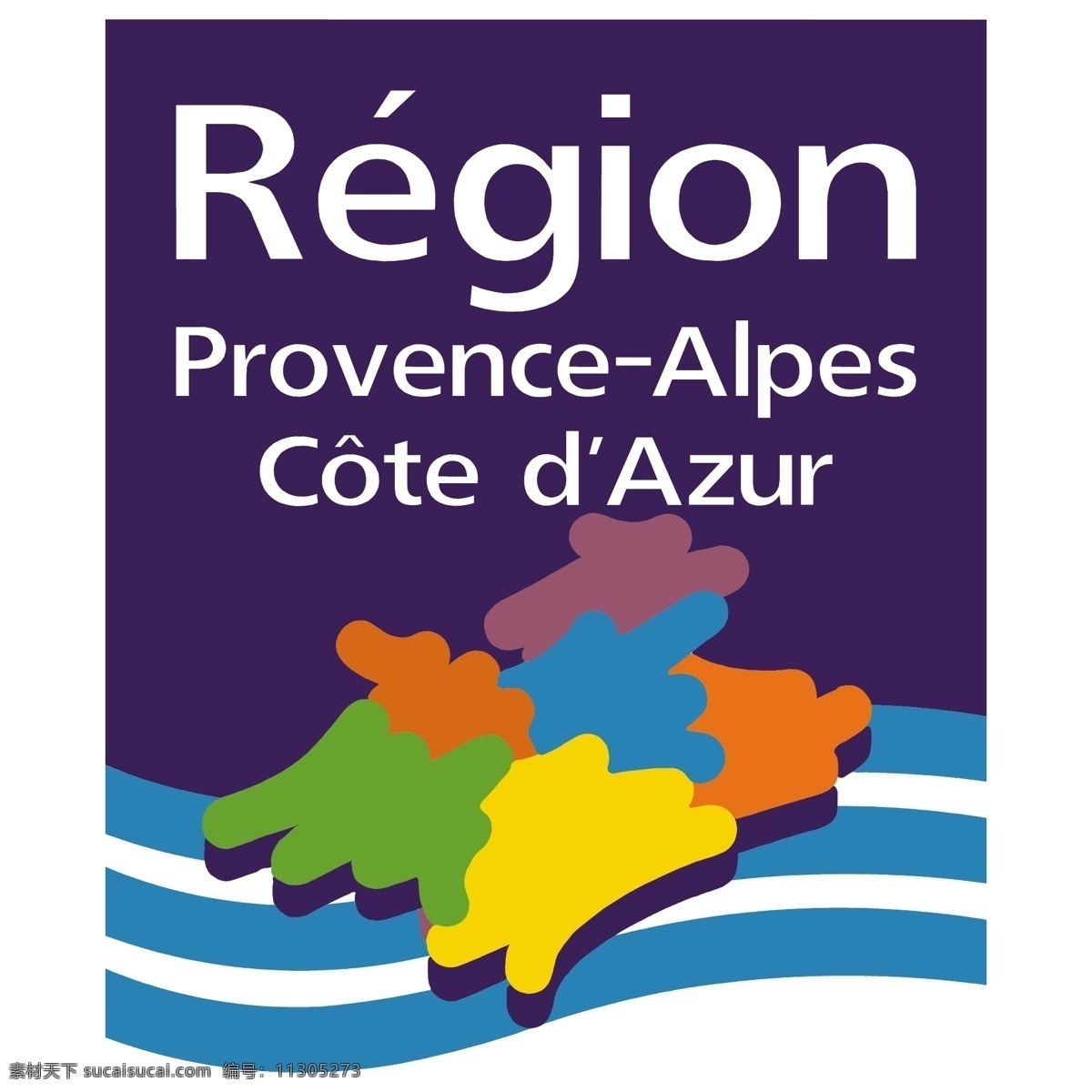 普罗旺斯 阿尔卑斯 科特迪瓦 蓝色 海岸 地区 自由区 标志 下载区 自由 psd源文件 logo设计