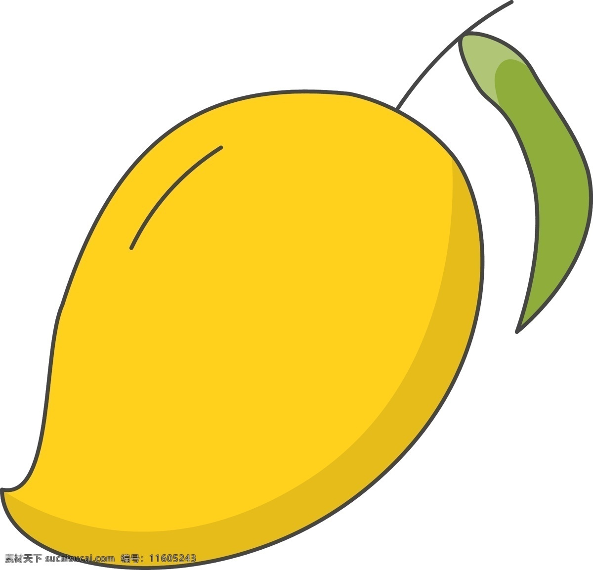 黄色 芒果 免 抠 图 新鲜芒果 水果芒果 叶子 水果图标 ui应用图标 网页图标 新鲜果实图标 免抠图