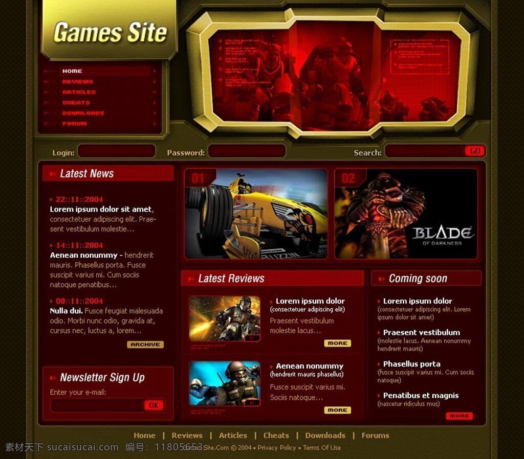 野战 游戏 网页设计 网页 网站页面 web 界面设计 英文模板