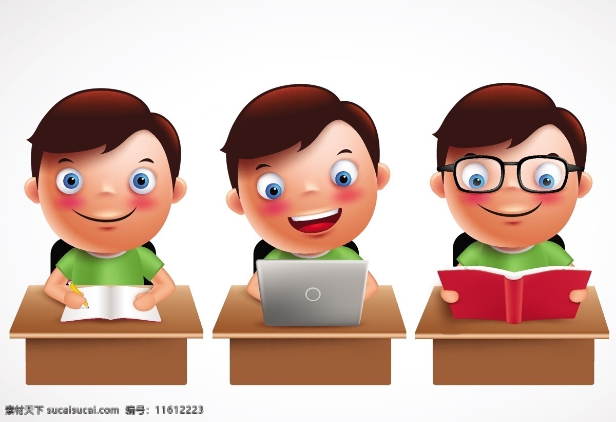 卡通学生 卡通儿童 小学生 学生 男孩 女孩 开心 活泼 背景图 原创设计 动漫动画 动画设计 卡通课堂 卡通教室 黑板 书本 闹钟 足球 卡通 学习 课桌 上学 开学素材 卡通设计 讲课 矢量 玩耍 孩子们 人设角色设计 听课 读书 卡通素材