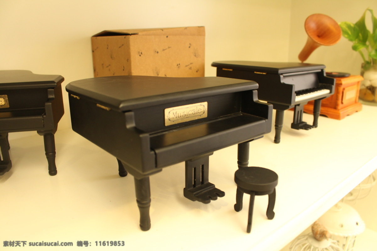 钢琴模型 小钢琴模型 小钢琴摆件 黑色钢琴 仿真钢琴 文化艺术