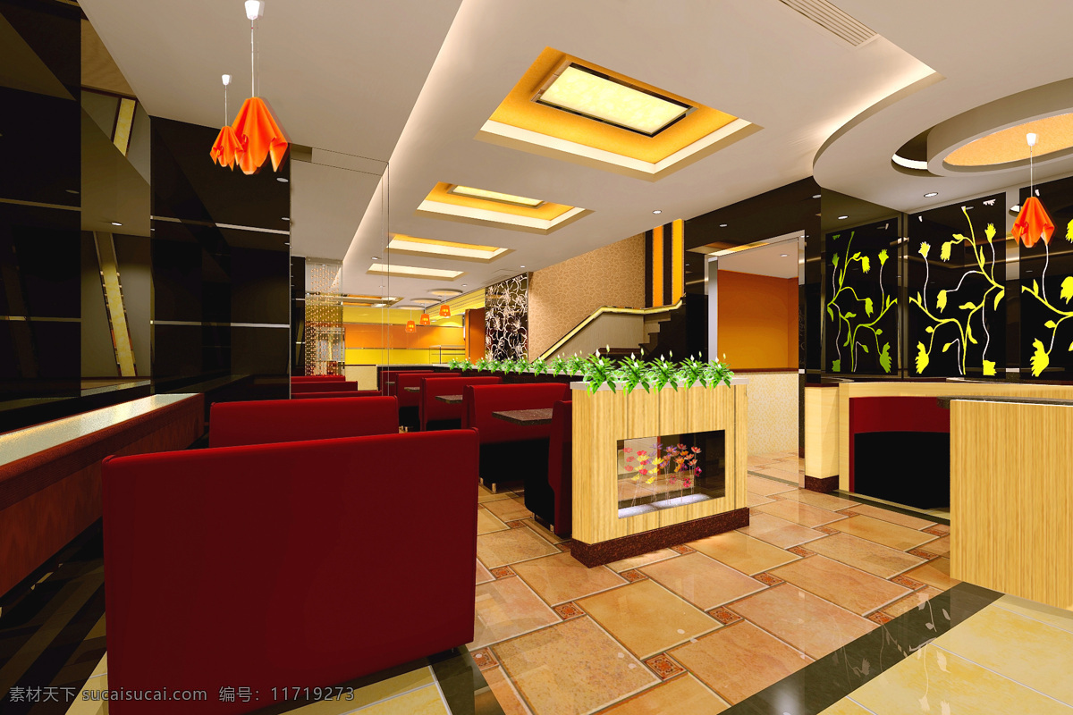 餐厅 灯光设计 地板 环境设计 室内设计 装修设计 家居装饰素材
