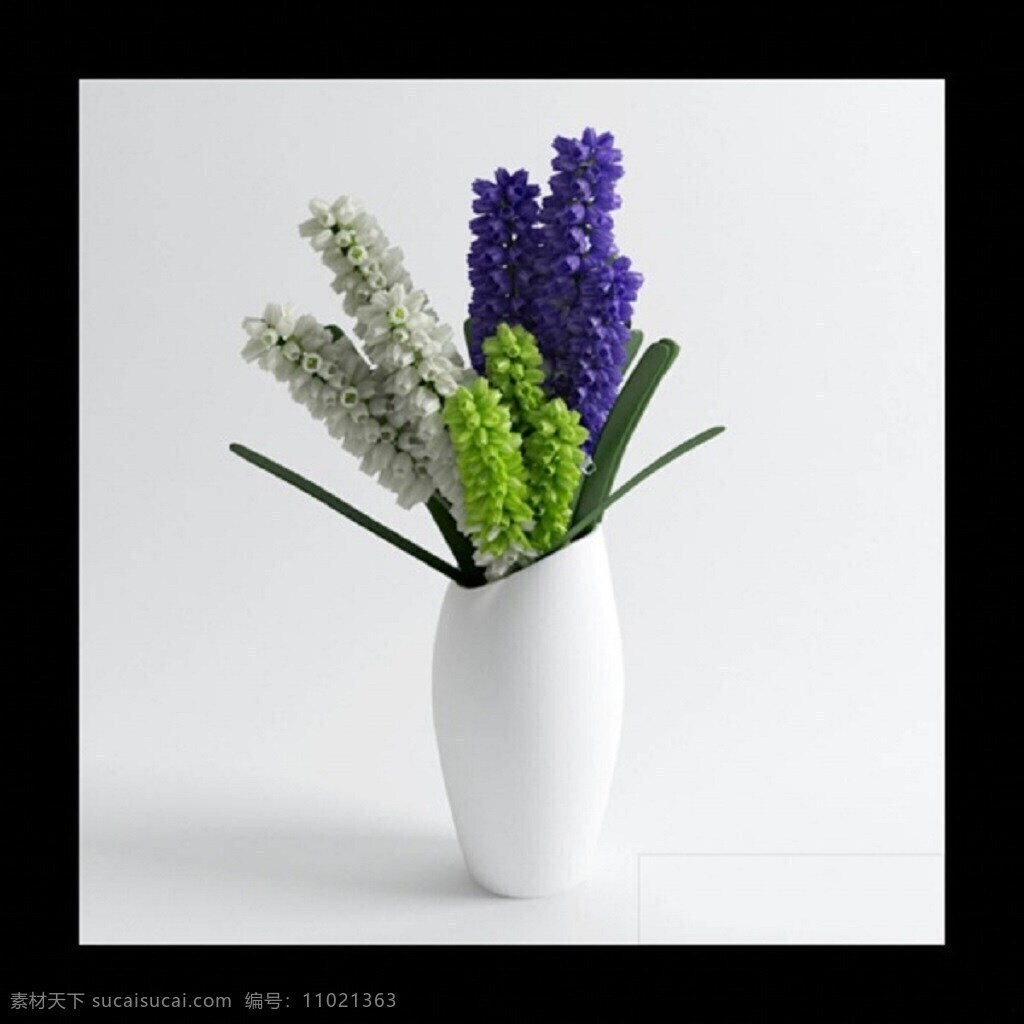 花瓶 3d 室内装饰 模型 花瓶模型 3d花瓶 3d花瓶模型 max 黑色