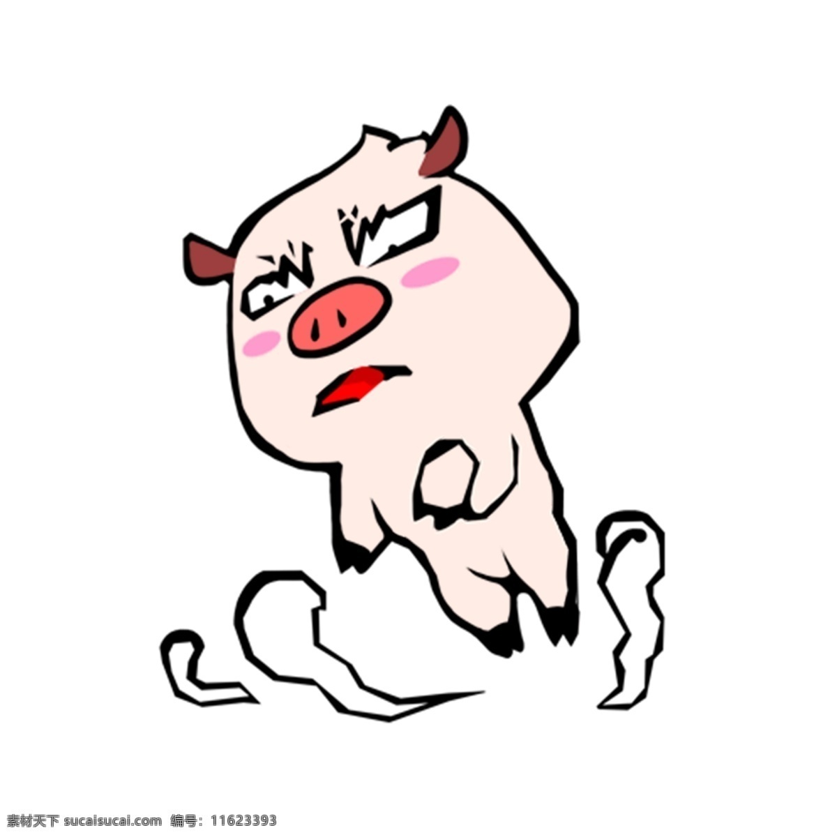 猪年 生肖 2019 可爱 小 猪 奔跑 卡通 ps 猪年生肖 可爱卡通 小猪奔跑 ps素材