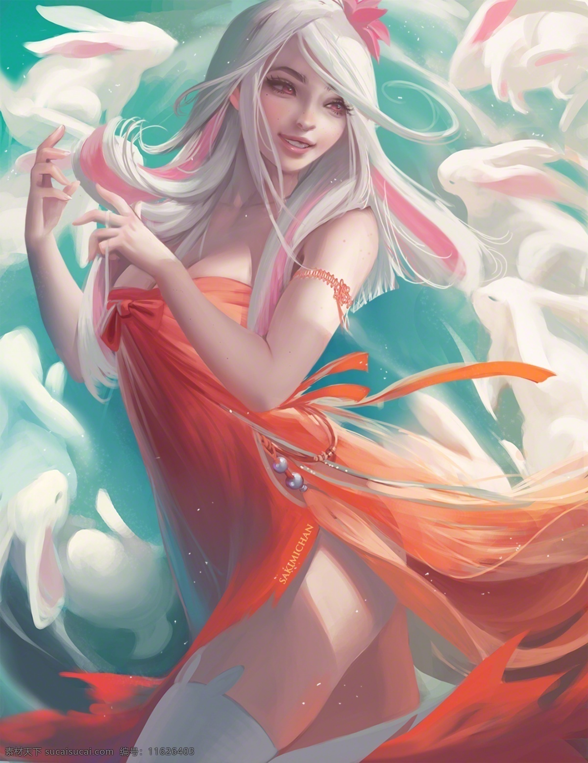 sakimichan 插画 学习 绘画 动漫动画 动漫人物