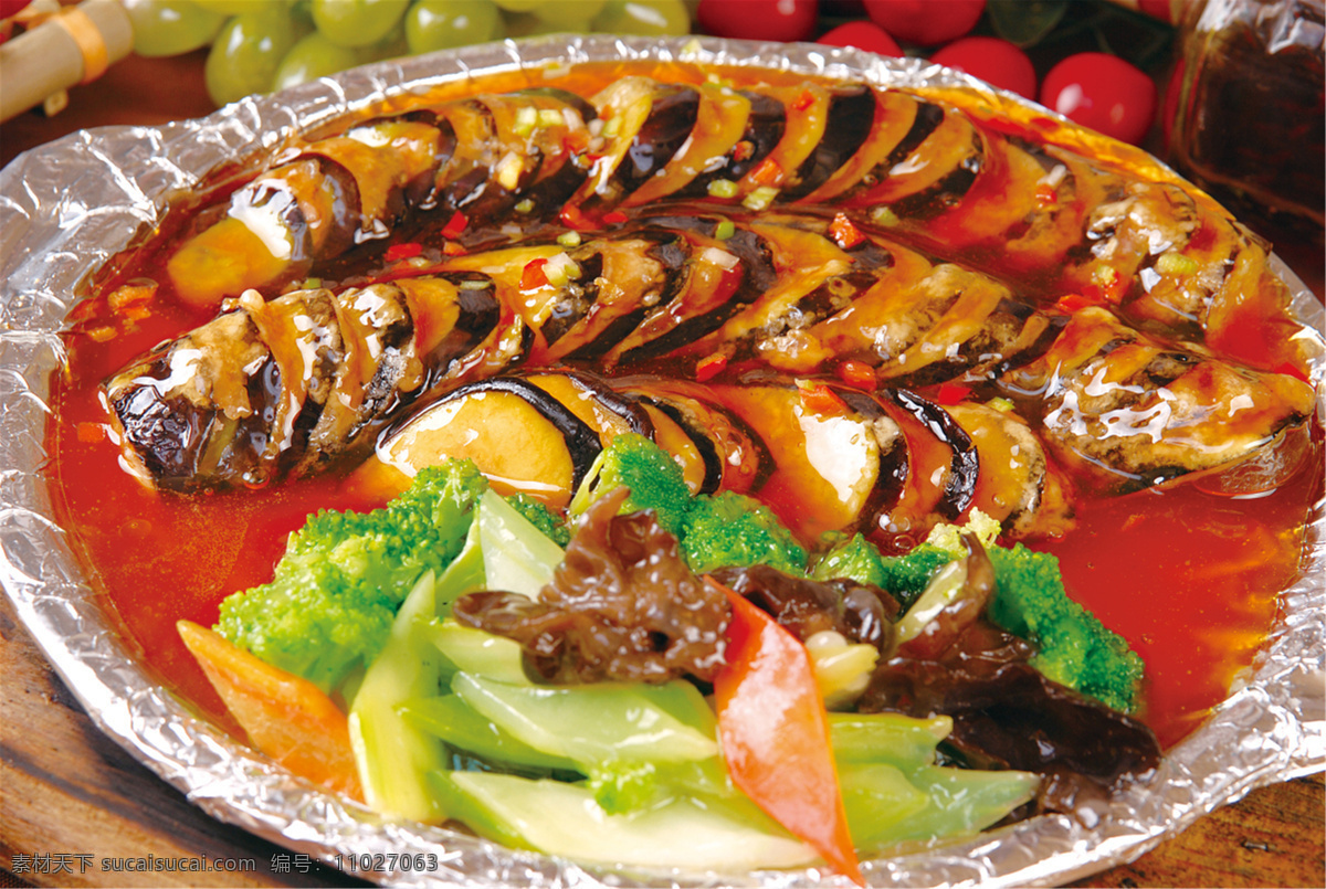 铁板烧茄子 美食 传统美食 餐饮美食 高清菜谱用图