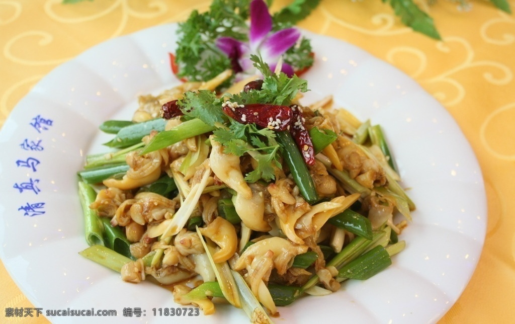 香葱拌蚬尖 凉菜 开胃菜 精美小菜 饭前小菜 凉菜类 风味凉菜 拌菜 凉拌 菜 餐饮美食 传统美食