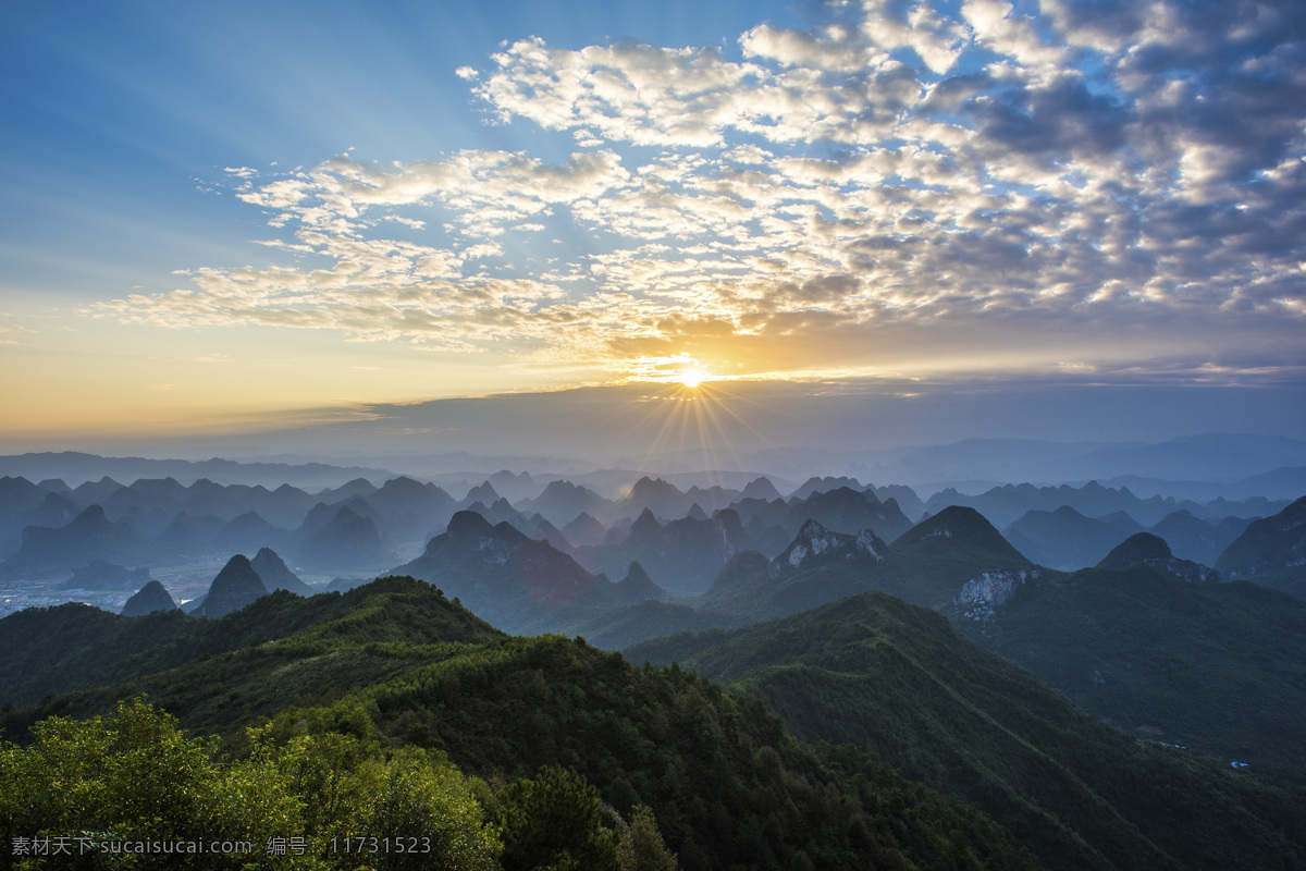 广西 桂林 尧山 风景