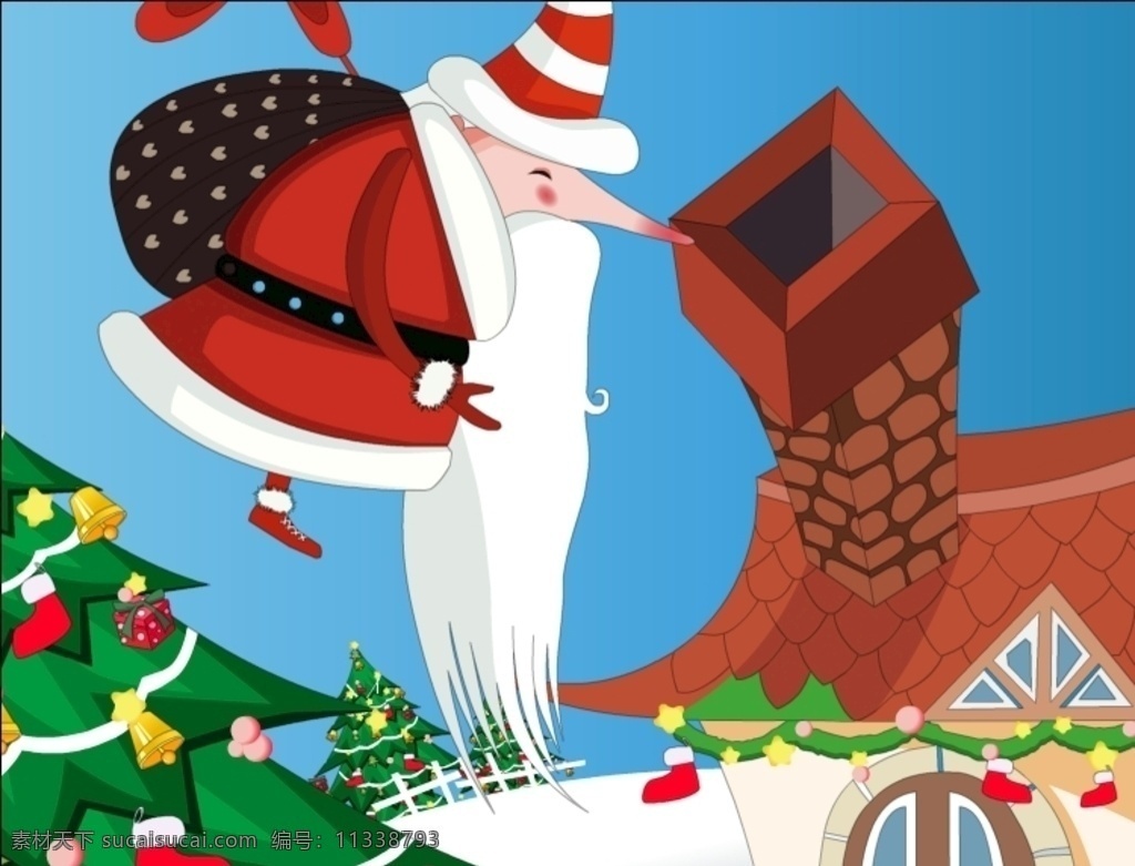 2019 年 圣诞节 flash 动画 2019年 圣诞老人 铃铛 礼物 共享素材 多媒体 动画素材 fla
