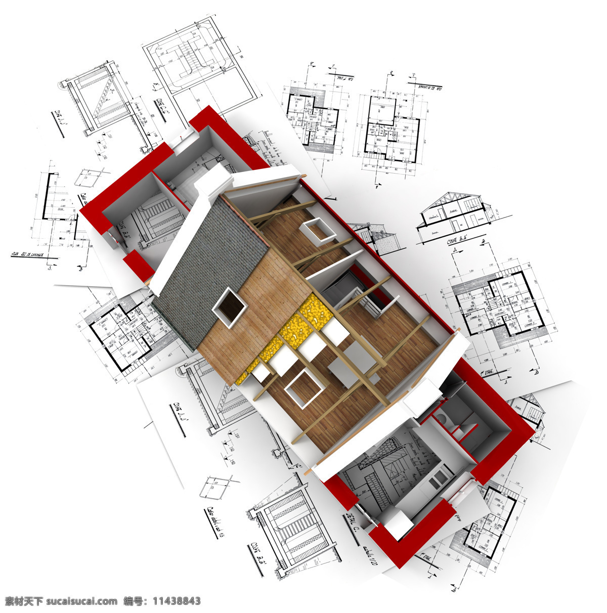 3d 建筑物 平面图 精品图片 实用图片 精美图片 印刷适用 高清图片 创意图片 建筑 建设 房子 房地产 图纸 建筑设计 环境设计