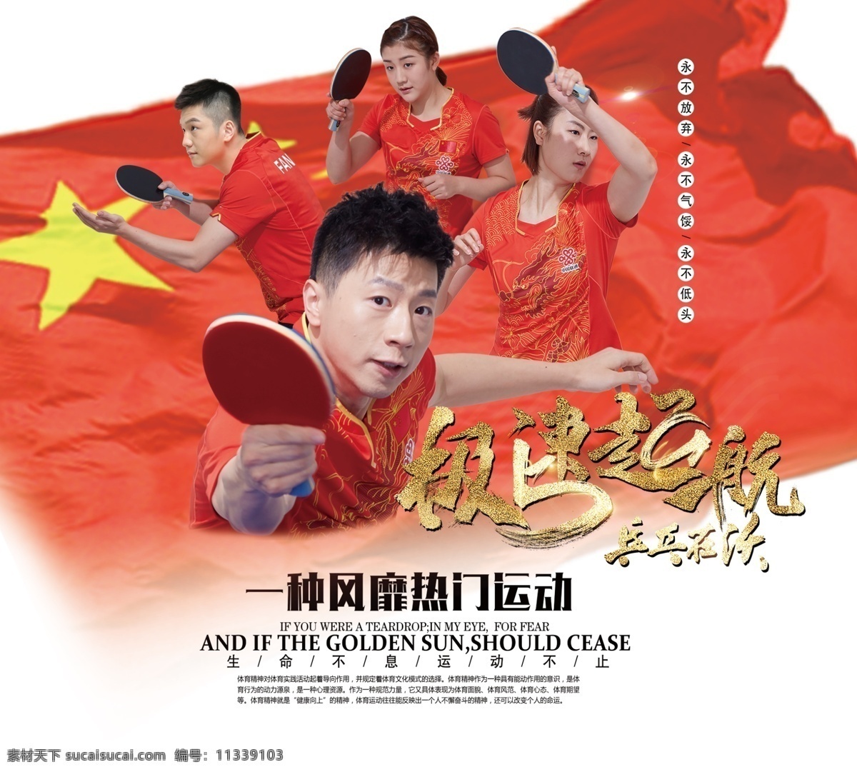 极速起航 乒乓球 中国乒乓球 乒乓球运动 中国小球 热门运动