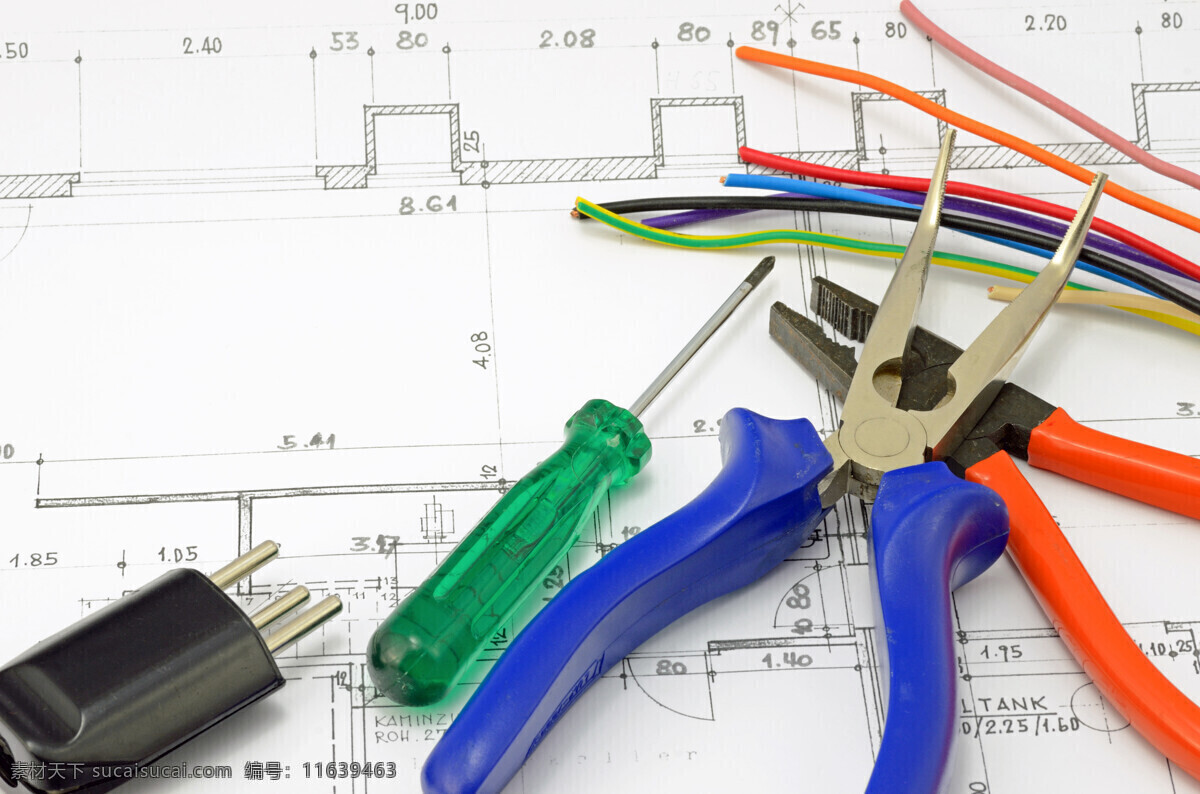 电工工具 电笔 钳子 电线 装修工具 修理工具 生活用品 其他类别 生活百科 白色