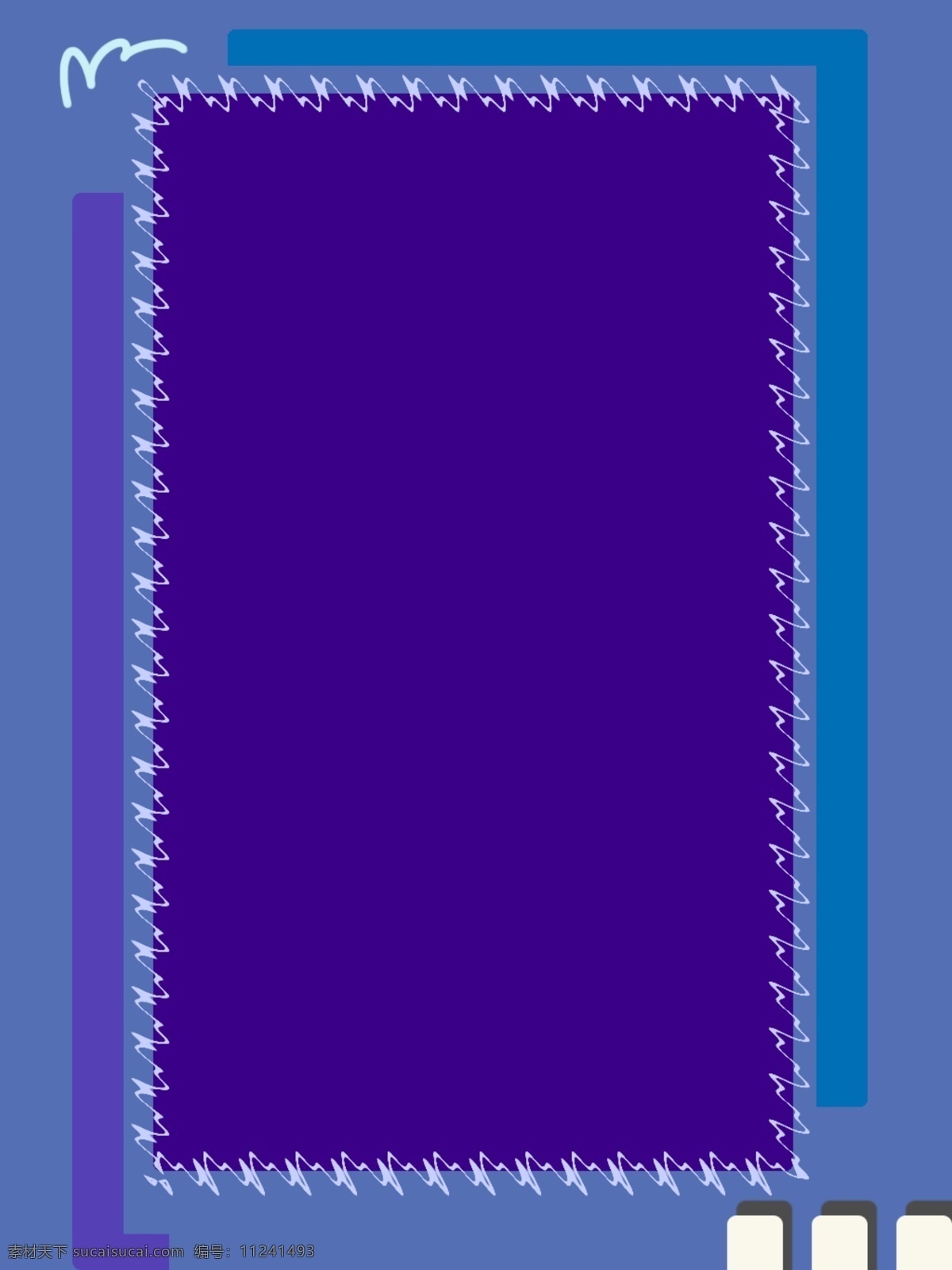 创意 时尚 几何 紫色 蓝色 边框 背景
