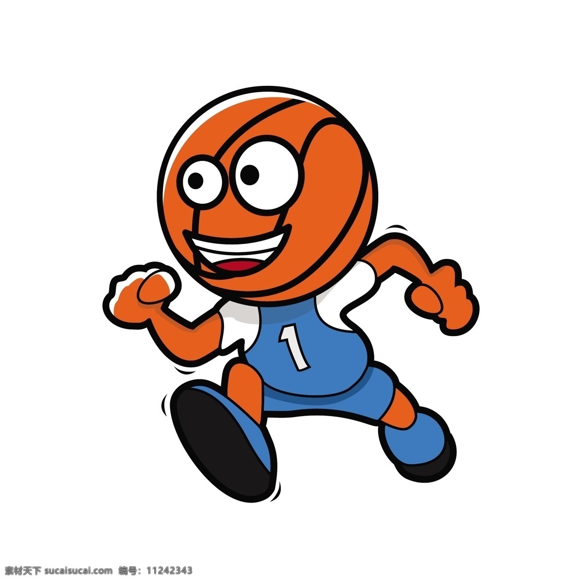 奔跑 篮球 矢量 卡通 卡通篮球 奔跑的篮球 快速奔跑 快速