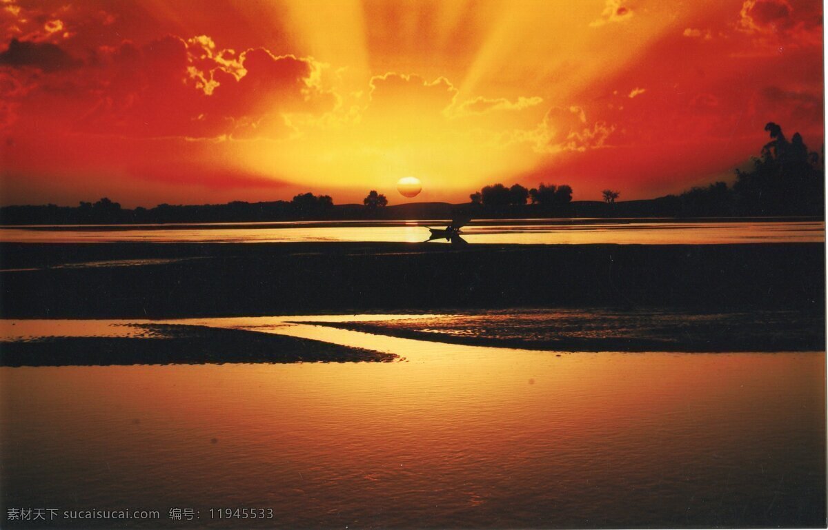 落日 沙坡头 动感地带 中卫 黄河落日 风景 国内旅游 旅游摄影