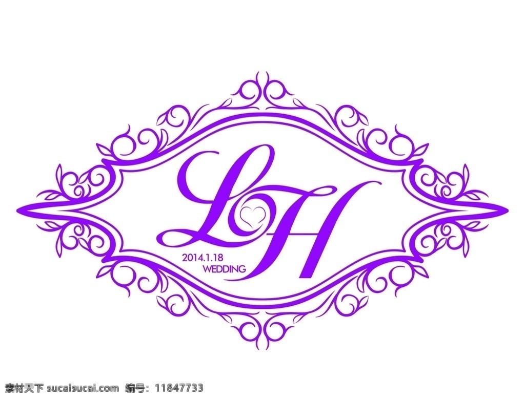 lh 字母 婚礼 logo 主题 主题logo 婚礼logo 婚礼主题 字体设计 婚礼主题设计 logo设计