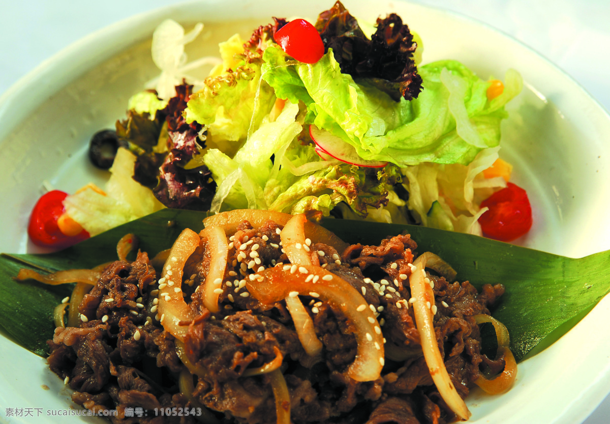 白菜 餐饮美食 传统美食 西餐美食 玉米粒 营养套餐 牛肉片 海带丝 小番茄 白萝卜丝 芦苇叶 psd源文件 餐饮素材