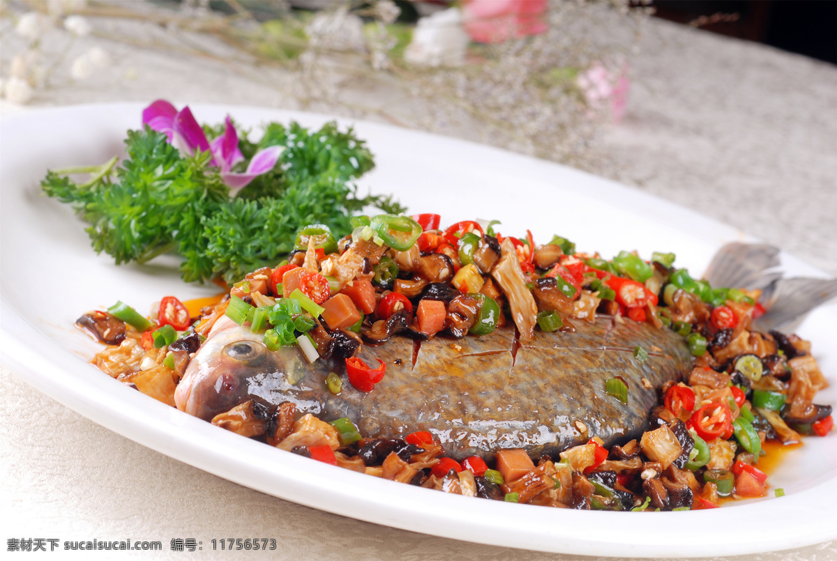 干烧鲳鱼 美食 传统美食 餐饮美食 高清菜谱用图