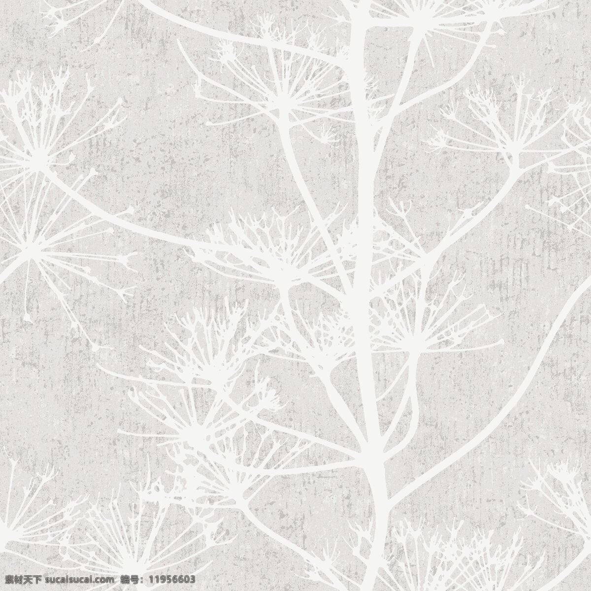 冬季 素雅 灰白色 树枝 壁纸 图案 壁纸图案 冬季元素 灰色底纹 植物壁纸